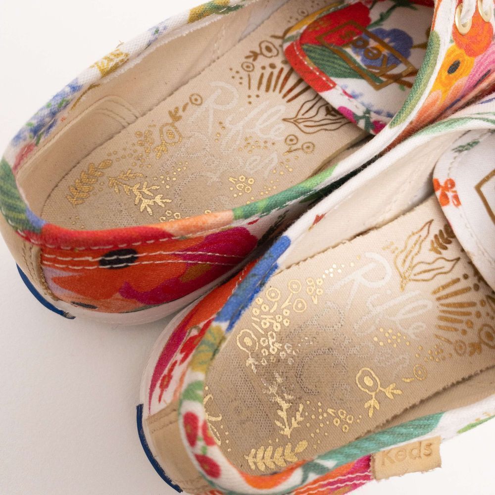 KEDS x RIFLE PAPER CO. Champion Garden Party Sneaker Size 6 - Picture 7 of 12